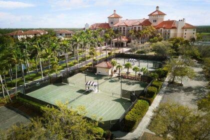 The RitzCarlton Naples Tiburón tennis center