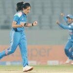 Renuka Singh Thakur will return to international cricket in the upcoming three-match ODI series against Australia. (BCCI)
