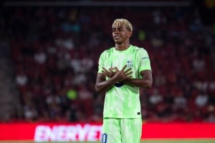 Barcelona's Lamine Yamal is expected to miss the match against Valencia as well as the game against Newcastle.(AFP)