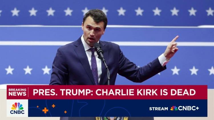 Pres. Trump: Charlie Kirk is dead