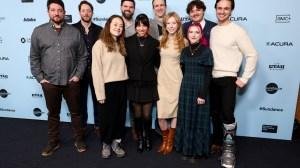 PARK CITY, UTAH - JANUARY 26: (L-R) Chris Loud, Nick Loud, Chelsi Johnston, Marcus Patterson, Ruth Araujo, Brian Steckler, Sierra Falconer, Emma Skeet, Jacob Brodsky and Grant Ellison attend the "Sunfish (& Other Stories On Green Lake)" Premiere during the 2025 Sundance Film Festival at Ray Theatre on January 26, 2025 in Park City, Utah.  (Photo by Cindy Ord/Getty Images)