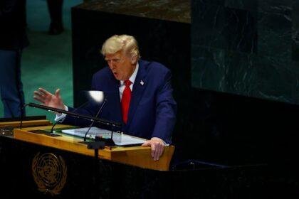 Trump spent much of his earlier address berating UN members for their failures to control migration.