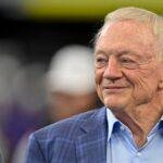 Jerry Jones at a Cowboys-Ravens game