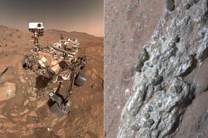 Mars Rock Sign of Life