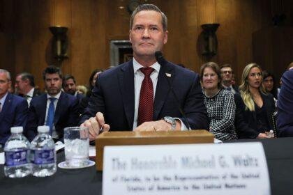 U.S. ambassador to the United Nations Mike Waltz
