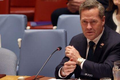 The new U.S. ambassador to the United Nations, former national security adviser Mike Waltz, spoke at a Security Council emergency meeting.