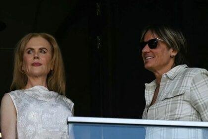 Nicole Kidman and husband Keith Urban at the FIFA Club World Cup.(AFP)