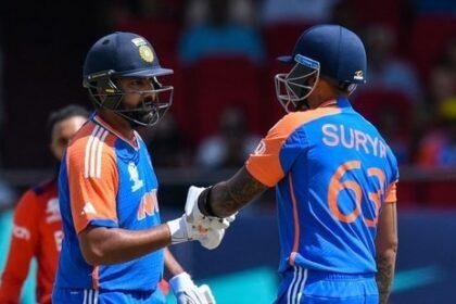 Rohit Sharma (L) and Suryakumar Yadav(AFP)