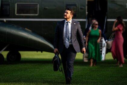 Budowich stepping down from White House Deputy Chief role outside Marine One
