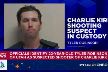 Officials identify 22-year-old Tyler Robinson of Utah as suspected shooter of Charlie Kirk