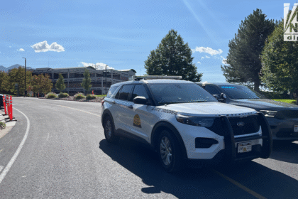 utah police car Losee Center at the Utah Valley University