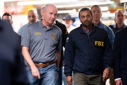 Utah Governor Spencer Cox and FBI Director Kash Patel