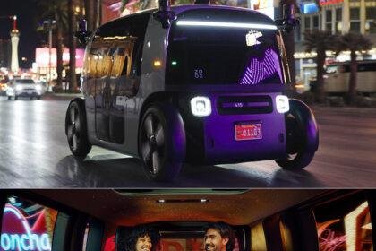 Amazon ZOOX Robotaxi Launch Las Vegas Strip