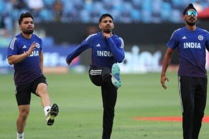 India's Rinku Singh, Jitesh Sharma and Arshdeep Singh created a reel after India's Super Over win against Sri Lanka.(REUTERS)