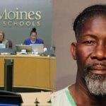 Des Moines Public Schools meeting and former superintendent Ian Roberts