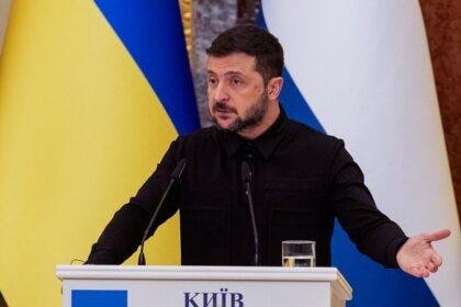 Ukraine's President Volodymyr Zelensky called for more effective sanctions on Russia