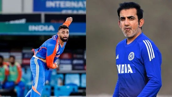 Varun Chakaravarthy shares head coach Gautam Gambhir's mentality.(AFP and ANI Images)