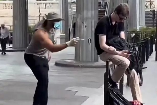 Ilan M., who goes by ‘Amine Mojito’ was jailed for pretending to inject strangers on camera
