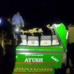 The bus, moving from Marottan to Ghumarwin, was carrying around 30 passengers when boulders hit it, around 6.30 pm.(HT Photo)