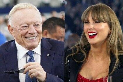 Jerry Jones and Taylor Swift