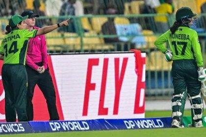 Muneeba Ali lost her wicket after scoring just 2 runs off 12 balls. (AFP)