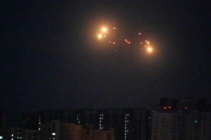 All of Ukraine was under air raid alerts for several hours overnight.(AFP)