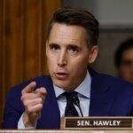 Sen. Josh Hawley, R-Mo., during a hearing