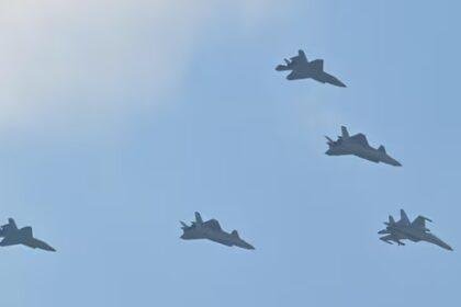 As per the MND, of the 10, seven sorties crossed the median line and entered Taiwan's northern ADIZ.(AFP file photo)