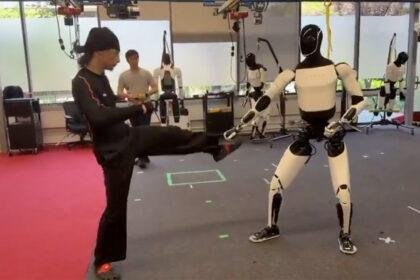 Tesla Optimus V3 Humanoid Robot AI Kung Fu Moves