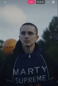Timothée Chalamet Unveils His New Buzzcut Hairstyle for Marty Supreme