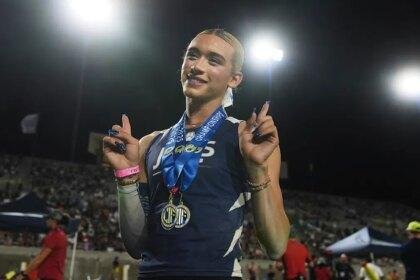 Trans athlete leads girls high school volleyball team to first place