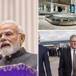 PM Narendra Modi will meet his UK counterpart Keir Starmer in Mumbai on October 9(PMO, X/@Dev_Fadnavis and AFP)
