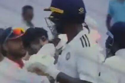 Yash Dhull and Yash Thakur nearly came to blows on the final day of the Irani Cup. (Screengrab - JioHotstar)